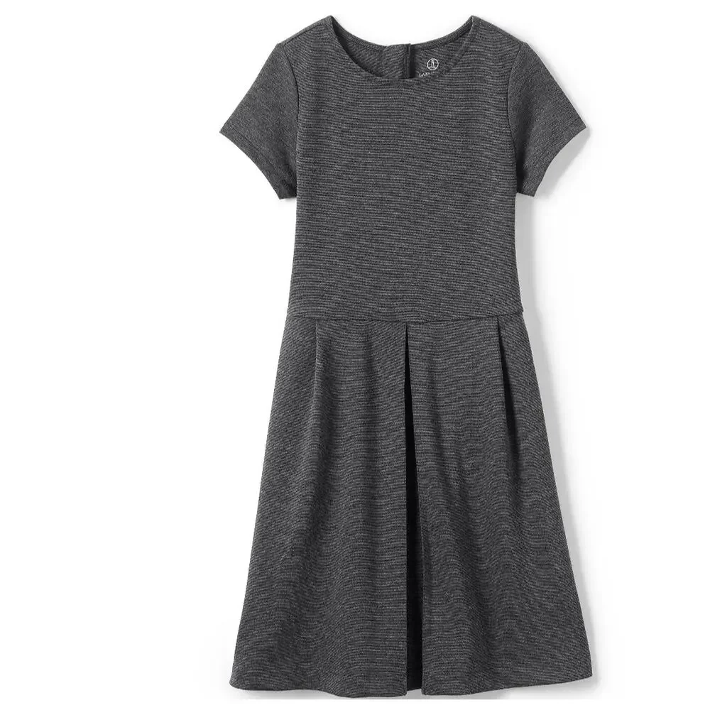 Lands End School Uniform Dress Charcoal Gray  Girls Size 12